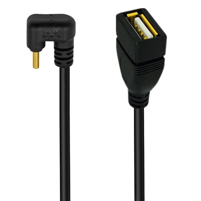 USB-C - USB-A | Adapter | 0.25 meter | USB2.0 High Speed/OTG (On-The-Go) | Dolphix