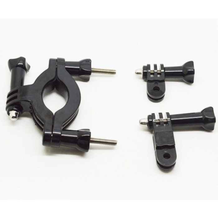 Motorfiets houder set voor Action Camera (o.a. GoPro) - schroeven | VHBW