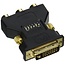 DVI-I Dual Link (m) - Tulp component (v) adapter met schakelaars