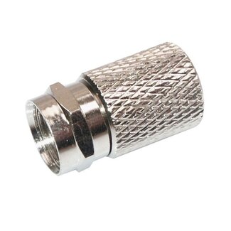 COM Schroef F-connector voor 9,9mm kabel / recht