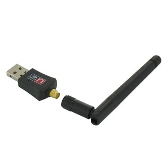 Dolphix USB-A - WLAN / Wi-Fi dongle met externe antenne - N300 / 300 Mbps