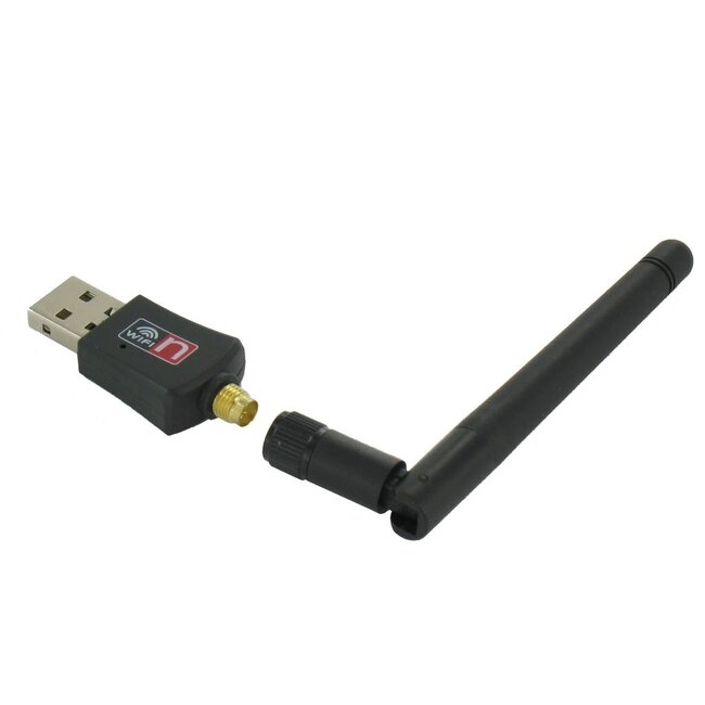 USB-A - WLAN / Wi-Fi dongle met externe antenne - N300 / 300 Mbps