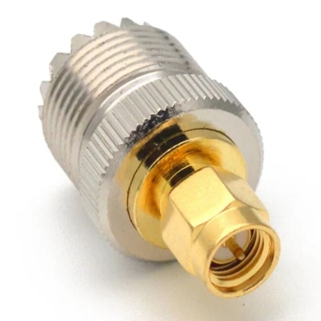 UHF (v) - SMA (m) adapter - 50 Ohm