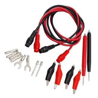 Dolphix Testkabelset voor multimeters - 16-delig - 1000V/20A