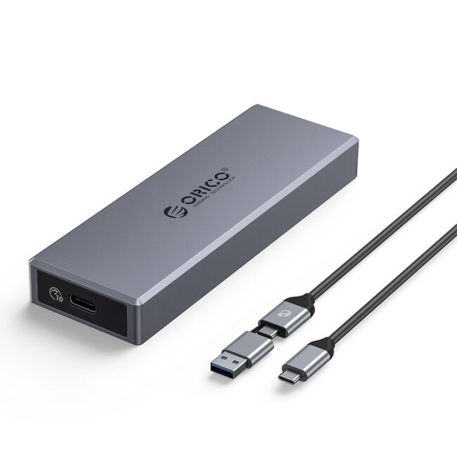 Orico behuizing voor M.2 NVMe PCIe SSD (max. 80 mm, tot 4 TB) - USB3.1 / aluminium (toolless)