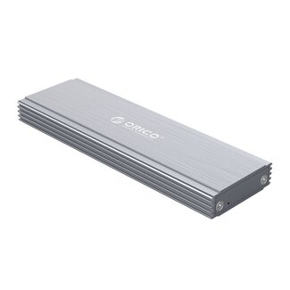 Orico Orico premium behuizing voor M.2 NVMe PCIe SSD (max. 80 mm, tot 2 TB) - USB3.1 / aluminium (grijs)