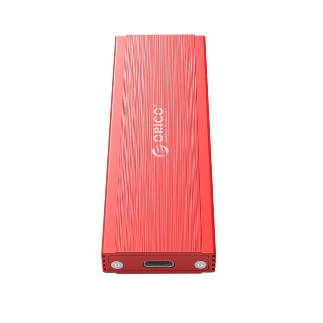 Orico premium behuizing voor M.2 NVMe PCIe SSD (max. 80 mm, tot 2 TB) - USB3.1 / aluminium (rood)