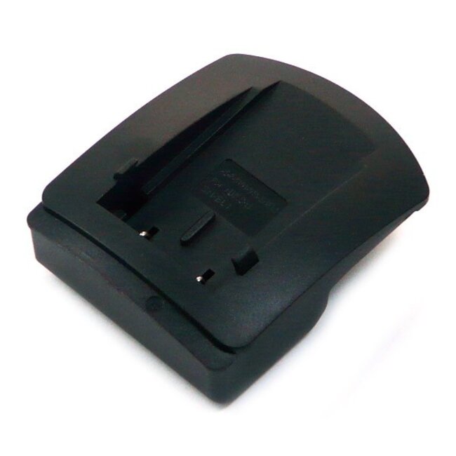 Camera accu snellader met losse adapter compatibel met Nikon EN-EL1 en Konica Minolta NP-800 accu's