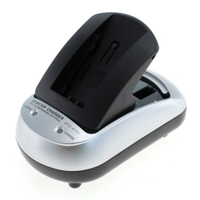 Camera accu snellader met losse adapter compatibel met Nikon EN-EL5 accu