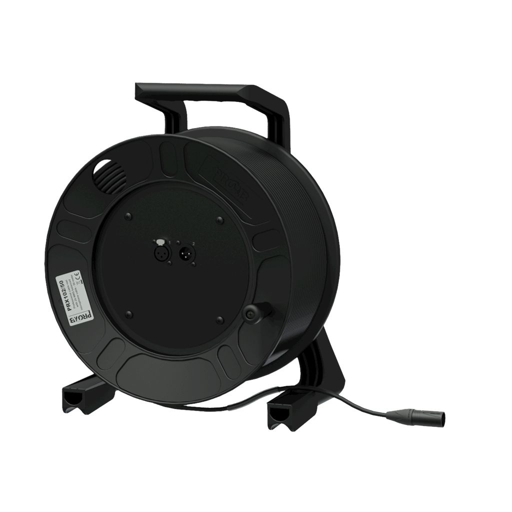 Procab PRX102/50 XLR microfoonkabel op haspel 50m