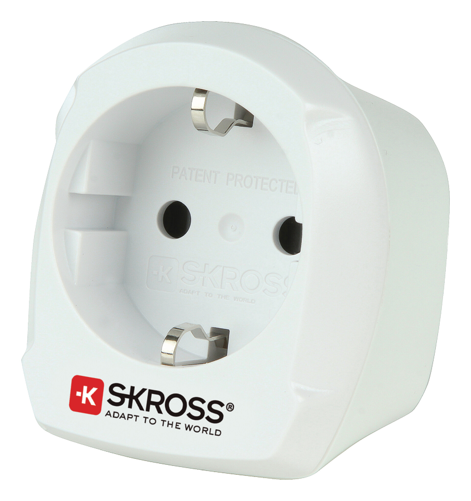 SKROSS - Reisstekker/Wereldstekker - Europa naar Engeland (UK) - Zwitserse kwaliteit - Input voltage 100V - 250V