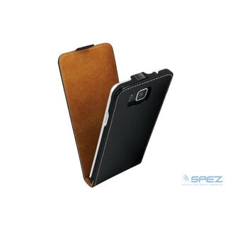 Spez Flip Case zwart voor Samsung Galaxy Alpha