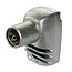 Technetix IECF-A+ Coax IEC (v) schroef connector / haaks