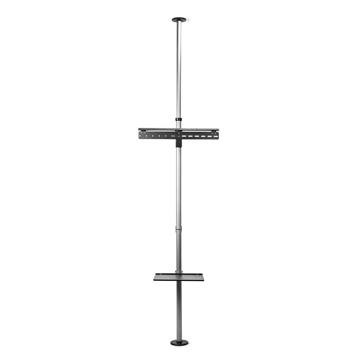 Nedis Draai- En Kantelbare Tv-standaard - Tvsm5750bk - Zilver