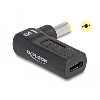 DeLOCK Delock Adapter for Laptop Charging Cable USB Type-C™ female to Acer 5.5 x 1.7 mm male 90° angled