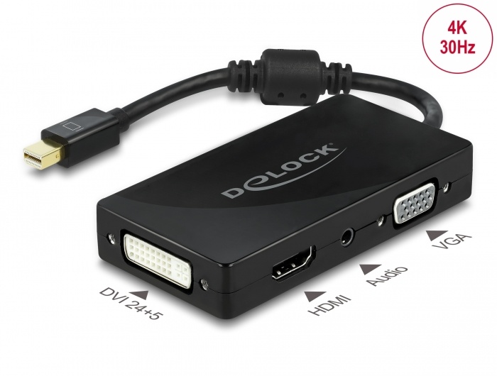 DeLOCK 62073 interface hub USB 2.0 Type-B Zwart
