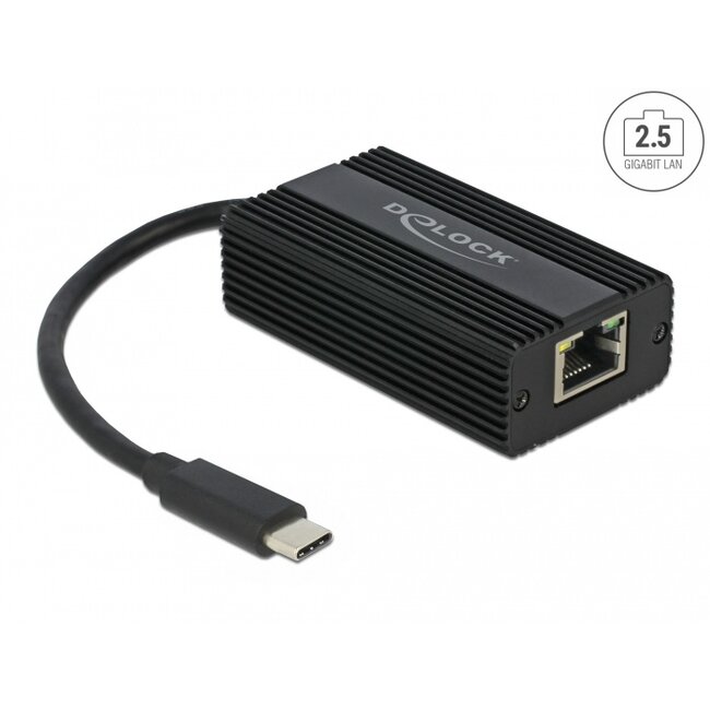 Delock Adapter USB Type-C™ male to 2.5 Gigabit LAN