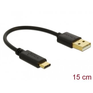 DeLOCK Delock USB Charging Cable Type-A to USB Type-C™ 15 cm