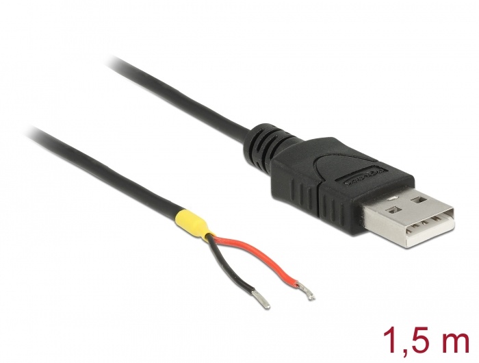 DeLOCK 85664 USB-kabel 1,5 m USB 2.0 USB A Zwart