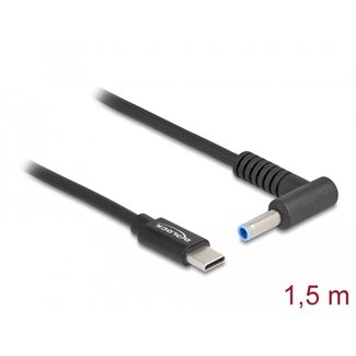 DeLOCK Delock Laptop Charging Cable USB Type-C™ male to HP 4.5 x 3.0 mm male