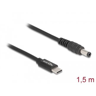 DeLOCK Delock Laptop Charging Cable USB Type-C™ male to 5.5 x 2.1 mm male