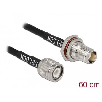 DeLOCK Delock Antenna Cable TNC plug to TNC jack RG-58 60 cm