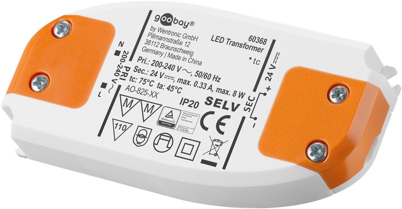 Goobay LED Transformer 24 V (DC)/8 W |