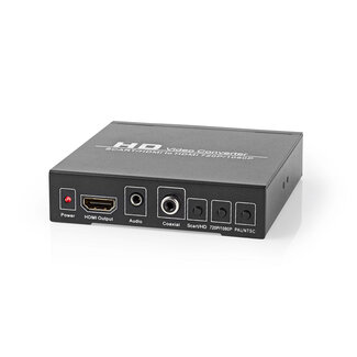 Nedis Nedis premium Scart naar HDMI + Audio converter / zwart