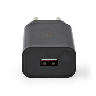 Nedis Nedis USB thuislader met 1 poort - 2,4A / zwart