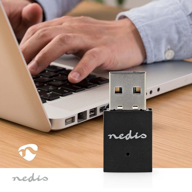 Nedis USB-A - WLAN / Wi-Fi dongle - N300 / 300 Mbps