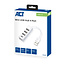 ACT USB hub met 4 poorten - USB2.0 - busgevoed / wit - 0,10 meter