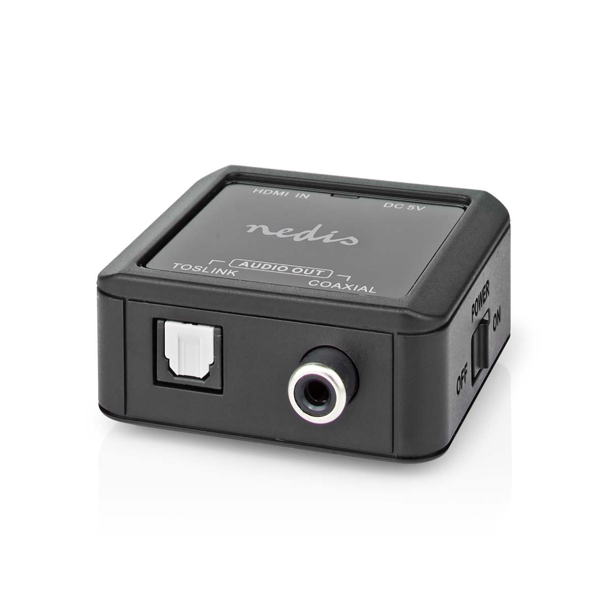 Digitale Audioconverter | 1-weg | Input: DC Power / HDMI© Input | Output: 1x Coax Audio / 1x TosLi