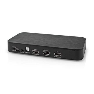 Nedis Nedis HDMI naar 2x HDMI eARC, 1x HDMI-Audio, 1x Toslink en 1x 3,5mm splitter/extractor