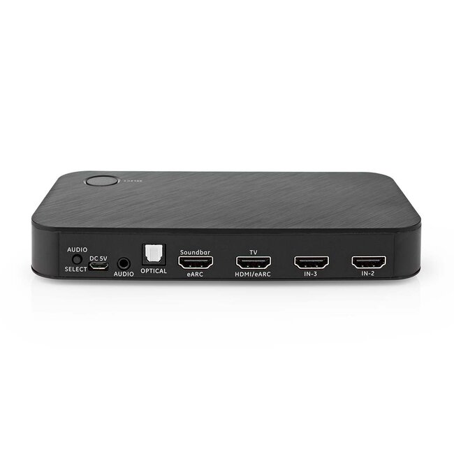 Nedis 3x HDMI naar 2x HDMI eARC, 1x Toslink en 1x 3,5mm splitter/extractor/schakelaar