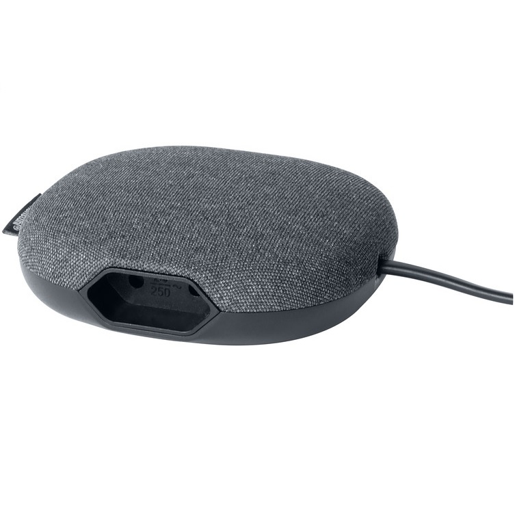 Estilo laadstation met textieloppervlak (stekkerdoos met 1x Eurostekker en 2x USB-lader) inclusief klittenbandsluitingen