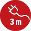 Brennenstuhl Premium-Line stekkerdoos met 8 contacten en overspanningsbeveiliging (met EMI/RFI) / zwart - 3 meter
