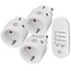 Brennenstuhl Comfort-Line RC CE2 3001 draadloze schakelset - 3 contacten met afstandsbediening - voor binnen / wit