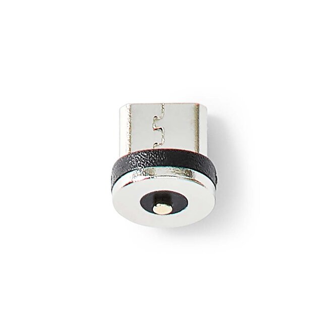 Nedis Micro USB + USB-C naar USB-A kabel met magneetconnector - USB2.0 - tot 2A / zwart - 2 meter