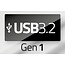Nedis USB-C naar HDMI 4K 30Hz, USB-A en USB-C adapter / wit - 0,10 meter