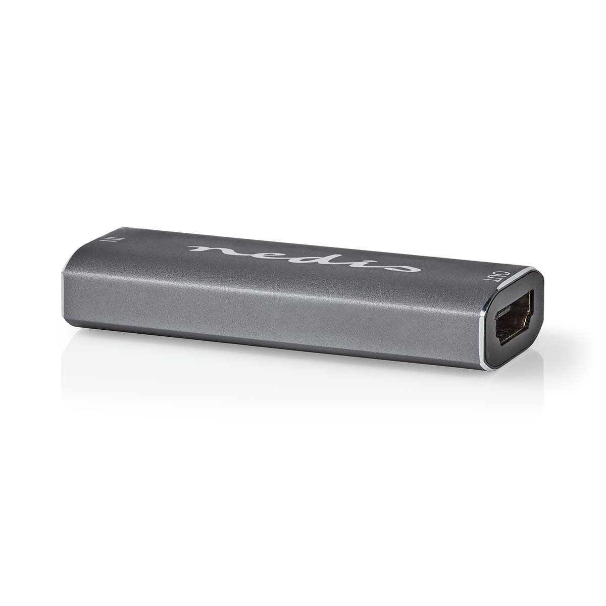 HDMI™-Repeater | 25 m | 8K@60Hz | 0 Gbps | Aluminium | Antraciet