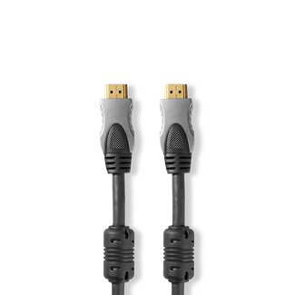 Nedis Premium HDMI kabel - HDMI2.0 (4K 60Hz + HDR) / zwart - 0,75 meter