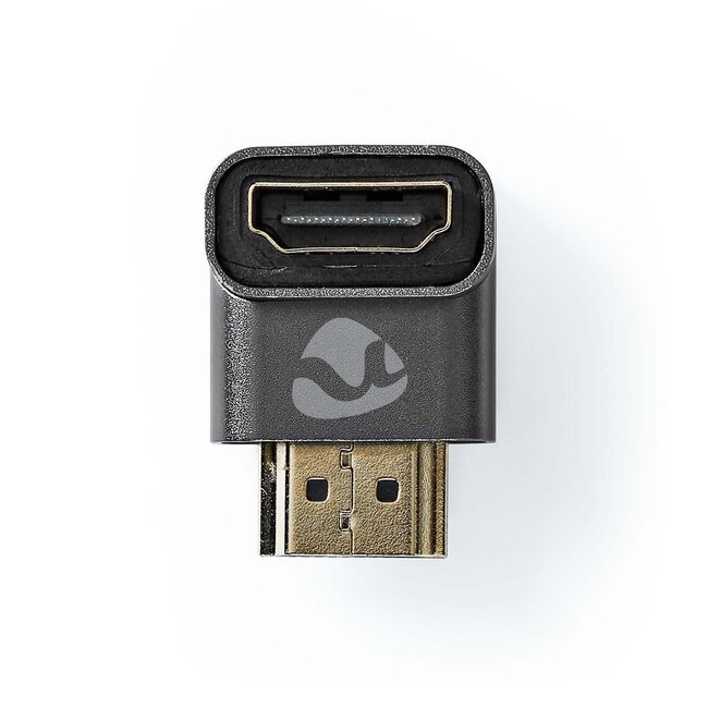 Nedis Premium HDMI adapter - 90° haaks naar beneden - versie 2.0 (4K 60Hz)