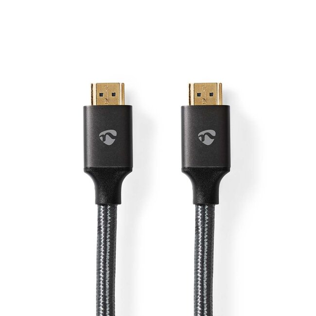 Nedis Premium HDMI kabel - HDMI2.1 (8K 60Hz + HDR) / zwart - 2 meter