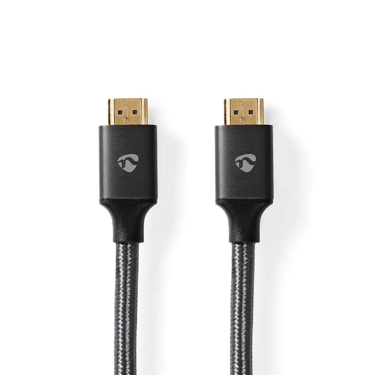 Nedis CVTB35000GY30, 3 m, HDMI Type A (Standaard), HDMI Type A (Standaard), 3D, 48 Gbit/s, Grijs