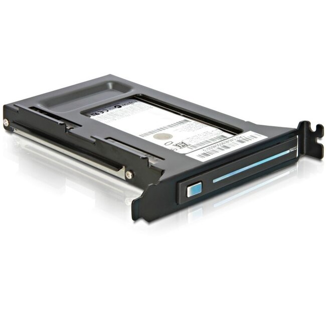 Premium 2,5'' SATA HDD/SSD naar PCI/PCIe mobile rack / zwart