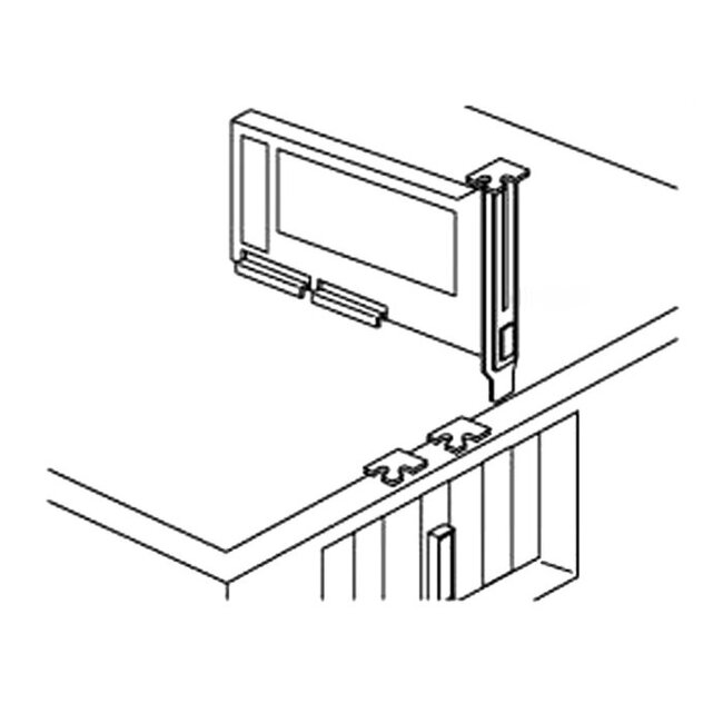 Premium 2,5'' SATA HDD/SSD naar PCI/PCIe mobile rack / zwart