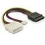 Premium 3,5'' SATA HDD naar 5,25'' slot mobile rack met 2 ventilatoren / zwart