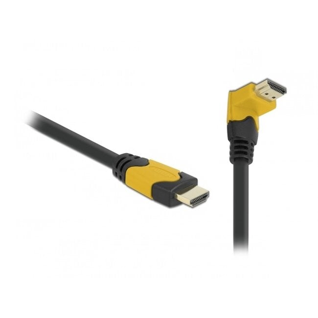 DeLOCK HDMI kabel - 90° haaks naar beneden - versie 2.1 (8K 60Hz + HDR) - 1 meter