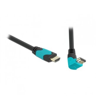 DeLOCK DeLOCK HDMI kabel - 90° haaks naar boven - versie 2.1 (8K 60Hz + HDR) - 1 meter