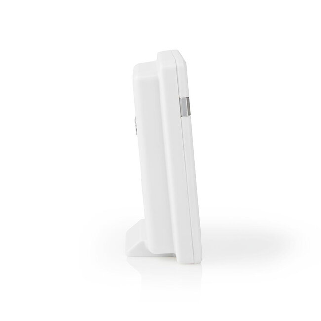 Nedis draadloze deurbelset met instelbaar volume - geluid - batterijen / wit